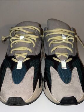 Yeezy boost 700 Wave Runner Sneakers - Gray, Teal & Pale Yellow